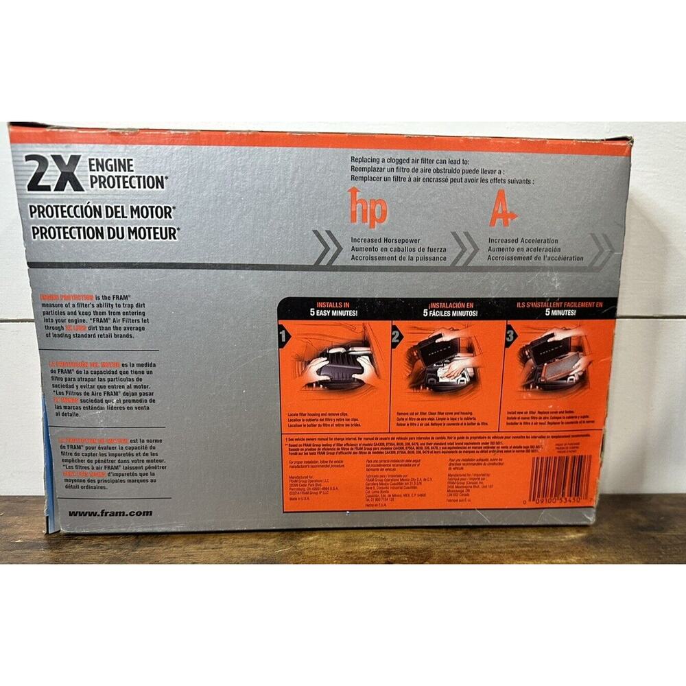 NEW FRAM CA10192 Air Filter-Flexible Panel Air Filter - Picture 2 of 3